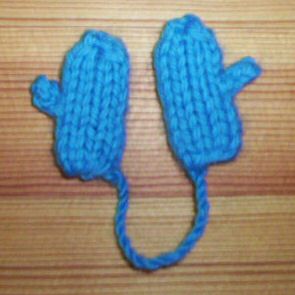 blue mittens!